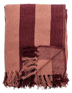 Бордо одеяло от рециклиран памук 130x160 cm Frello – Bloomingville