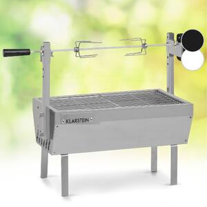 Klarstein Sauenland Mini, ротационен грил със шиш, въртящ се шиш, 4 W, макс. 12 кг, неръждаема стомана