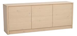 Скрин от декор от дъб в светло естествен цвят 180x70x40 cm Melstone – Rowico
