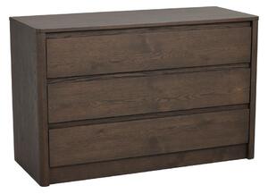 Скрин от декор от дъб в тъмно естествен цвят 110x70x45 cm Melstone – Rowico