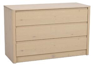 Скрин от декор от дъб в светло естествен цвят 110x70x45 cm Melstone – Rowico