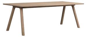 Сгъваема трапезна маса от масивен дъб 95x220 cm Clapperton – Rowico