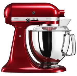 Планетарен миксер KitchenAid Artisan Elegance 5KSM175PSECA, 300W, 4.8 л, Direct drive, 10 скорости, Червен