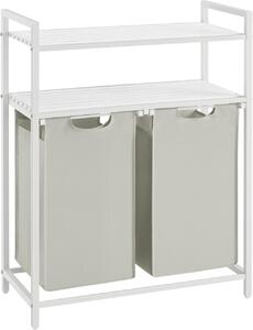 Кош за пране Vasagle Бял 46L, 73 x 33 x 92 см