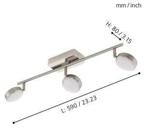 Eglo 97716 - LED Спот CORROPOLI-C 3xLED/5W/230V