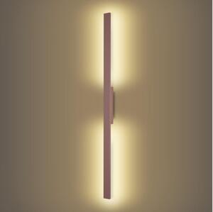 Brilagi - LED външен стенен осветител LUNA LED/24W/230V 3000K IP65 100 cm кафяв CRI 90