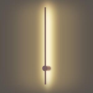 Brilagi - LED външно стенно осветително тяло AURA LED/20W/230V 3000K IP54 97 cm кафяво CRI 90