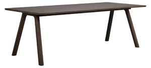 Сгъваема трапезна маса от масивен дъб 95x220 cm Clapperton – Rowico