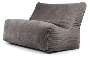 Тъмносив пуф от рипсено кадифе Sofa Seat Lounge – SLOWDOWN