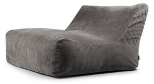 Тъмносив пуф от рипсено кадифе Sofa Lounge – SLOWDOWN