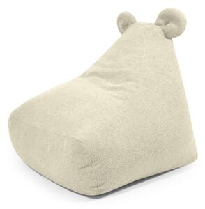 Кремав детски пуф от букле Snug 80 Bear – SLOWDOWN