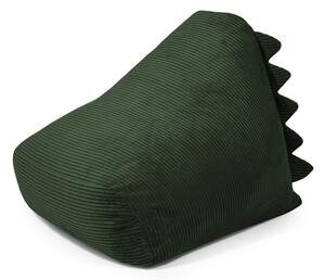 Зелен детски пуф от рипсено кадифе Snug 80 Dragon – SLOWDOWN