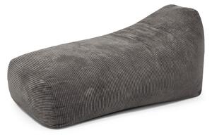 Тъмносив пуф от рипсено кадифе Snug Long 140 – SLOWDOWN