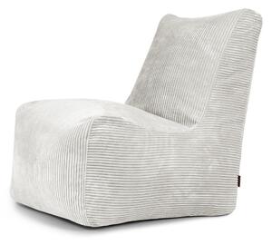 Кремав пуф от рипсено кадифе Seat Lounge – SLOWDOWN