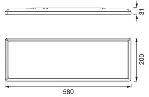 Osram - LED плафон PLANON EASYFIX LED/24W/230V 2800/4000/6000K IP54 бял