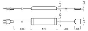Osram - Димируема LED лента FLEX ACOUSTIC 2,6m LED/29W/230V + ДУ