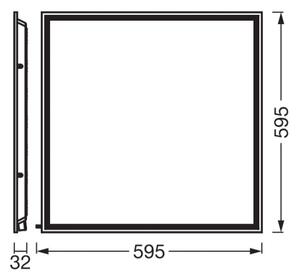Osram - LED панел за окачен таван ESSENTIAL LED/40W/230V 3000/4000/6500K 60x60 cm