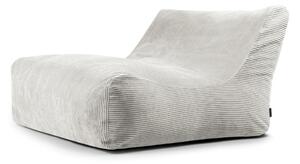 Кремав пуф от рипсено кадифе Sofa Lounge – SLOWDOWN