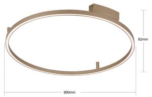 Brilagi - LED осветително тяло PORTOFINO с възможност за димиране, 60W/230V, Ø 80 см, бежово, с дистанционно управление