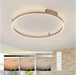 Brilagi - LED осветително тяло PORTOFINO с възможност за димиране, 60W/230V, Ø 80 см, бежово, с дистанционно управление
