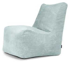 Пуф от рипсено кадифе в цвят мента Seat Lounge – SLOWDOWN