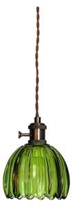 Cottex 8400100-2501 - Висяща лампа на кабел с щепсел NORA 1xE14/5W/230V зелена