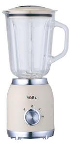 Блендер Voltz OV51162G, 600W, 1.5 л, 2 скорости + Pulse, Стъклена кана, Крем