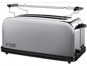 Тостер Russell Hobbs Adventure Oxford 21396-56, 1200W, 2 филии, 1 отвор, 6 нива на изпичане, Тава за трохи, Инокс