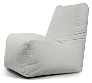 Светлосив пуф от букле Seat Lounge – SLOWDOWN