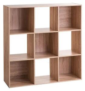 Рафт 5five Mix'n Modul, 9 отделения, MDF, 101x32x101 cm - Бял