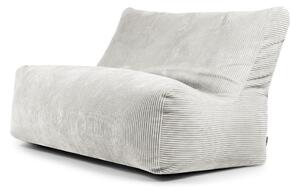 Кремав пуф от рипсено кадифе Sofa Seat Lounge – SLOWDOWN