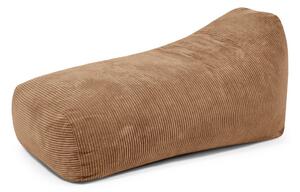Кафяв пуф от рипсено кадифе Snug Long 140 – SLOWDOWN