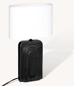 Atmosphera - Настолна лампа MONIA 1xE14/60W/230V черна/бяла