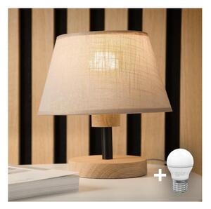 Brilagi - LED Настолна лампа ANTHONY 1xE14/40W/230V дъб/бежов