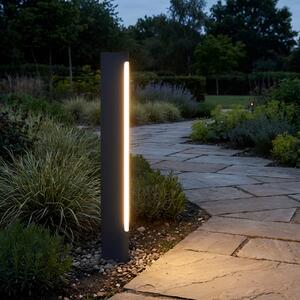 Lucande LED осветление за пътеки Celiora, 80 cm, антрацит, 3000 K, Черен, Алуминий, Модерен