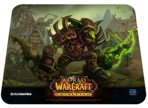 Подложка за мишка SteelSeries QcK WoW Cataclysm Goblin Edition, 320 х 270 x 2mm