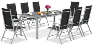 Алуминиеви градински мебели Garden Point с голяма маса Polywood Verona за 8 души