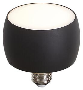 E27 LED декоративна крушка черна 6W 370 lm 3000K