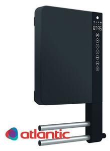 Конвектор за баня Atlantic Telia 720110, 1000W + 800W, стенен, до 10 м2 отопляема площ, LCD дисплей, Boost функция, черен