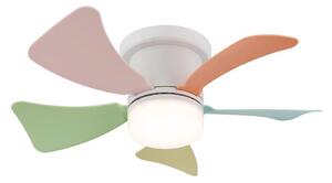Globo 03609B - LED димируем таванен вентилатор HINES 10W/230V 3000-6500K +ДУ