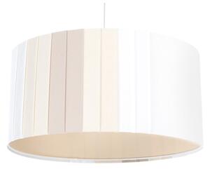 Полилей на кабел STRIPES 1xE27/60W/230V Ø 40 см кремав