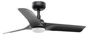 FARO 33825WT1S - LED димируем вентилатор HEY S 10W/230V CCT Ø 90 см черен WT + DO