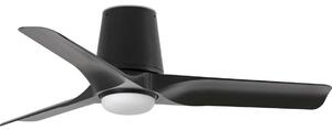 FARO 33827WT1S - LED димируем вентилатор HEY TUB S 10W/230V CCT Ø 90 см черен WT + DO