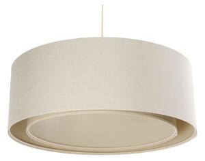 Полилей на кабел BOHO TRINITI 1xE27/60W/230V, диаметър 50 см, кремав