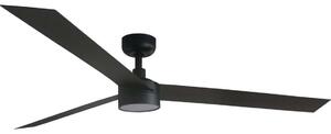 FARO 34293WT1S - LED вентилатор с димер CRUISER XL 18W/230V CCT (регулируема цветна температура) Ø 160 cm черен WT + дистанционно управление
