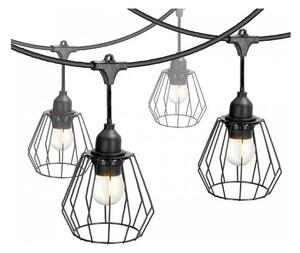 Външен декоративен гирлянд CRETE 15xE27/230V 20m IP44