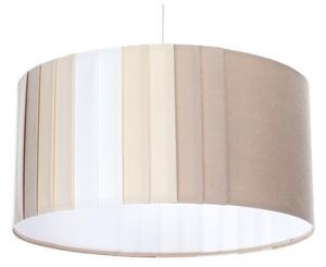 Полилей на кабел STRIPES 1xE27/60W/230V Ø 60 см бежов