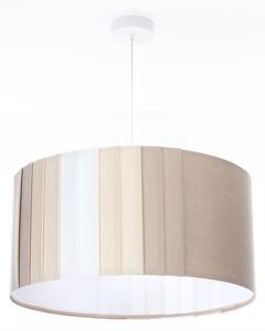 Полилей на кабел STRIPES 1xE27/60W/230V Ø 60 см бежов