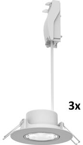 Philips - Комплект от 3 димируеми вградени LED осветителни тела CILANTRO LED/5W/230V 4000K бяло