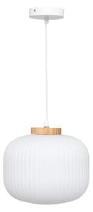 Atmosphera - Висяща лампа на кабел TRAVIS 1xE27/25W/230V борова дървесина